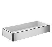 Panier éponge emco loft, montage mural encastré, insert plastique amovible, 054500102, Couleur: chrome