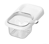 Panier Filtrant d'Évier Cuisine PVC 22x13x8.5cm Compact Résistant | pour durable PVC, Captures Food Scraps, Prevents Clogs, Easy To Clean, Fits Most Sinks, Rinses Fruit And Veg