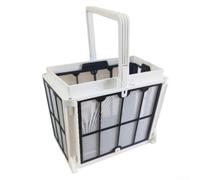 Panier filtrant ultra fin 9991457-R1 pour nettoyeur de piscine Dolphin Robot Active 15 E10 S100 Cadre ABS (9991457-R1)