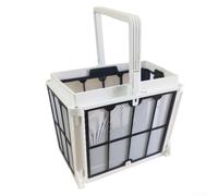 Panier filtrant ultra fin pour nettoyeur de piscine robotique Dolphin avec cadre en plastique ABS pour une meilleure filtration du sable fin et des feuilles (9991457-R1)