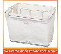 Panier filtrant ultra-fin pour nettoyeur de piscine robotisé Aiper Scuba S1, nettoyage des murs et des lignes d'eau, double filtration, 1 pièce vert