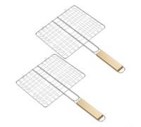 Panier Gril Acier 2pcs pour bois Panier Gril Acier 2pcs pour