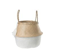 Panier Kahs Borl Ø35 x 32 cm Blanc
