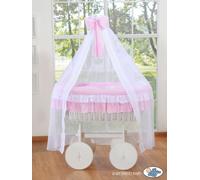 Panier Moses avec baldaquin Deluxe - Bellamy pink