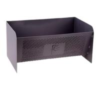 Panier noir à pellets, panier brûleur à granulés de bois, braséro intérieur/extérieur - Longueur 40 x Profondeur 23 x Hauteur 20 cm
