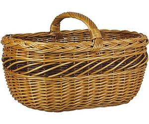 Panier ovale marron - Aubry Gaspard - PMA1620 -