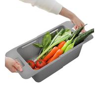 Panier passoire à poser au-dessus de l'évier | Égouttoir rétractable, panier de lavage de légumes - pour fruits, légumes, pâtes, tomates, aliments, congélateurs, éviers de cuisine, maison