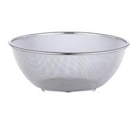 Panier passoire en acier inoxydable Passoire de cuisine Double couche Bac d'égouttement pour légumes, fruits, riz, maille fine, base antidérapante, facile à nettoyer, passe au lave-vaisselle