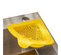 Panier Passoire Pour Évier De Cuisine | Porte-Éponge Magnétique Anti-Bouchon | Panier Triangulaire Attrape-Nourriture d'Évier - Pour Broyeur Fruits Légumes Pâtes Nouilles Lavage Maison Dortoir Restaur