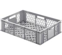 Panier plastique grillagé 33 l Alutec 05055 gris (L x l x H) 400 x 600 x 170 mm 1 pc(s)