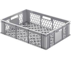 Panier plastique grillagé 33 l Alutec 05055 gris (L x l x H) 400 x 600 x 170 mm 1 pc(s)