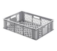 Panier plastique grillagé 33 l Alutec 05055 gris (L x l x H) 400 x 600 x 170 mm