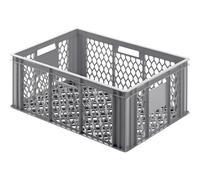Panier plastique grillagé 49 l Alutec 05065 gris (L x l x H) 400 x 600 x 250 mm