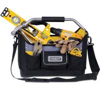 Panier Porte-Outils Stanley, 40 cm, Toile 600x600 Deniers, Sangle Bandoulière Robuste
