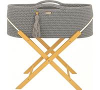 Panier pour bébé fait main - lit d'enfant - matelas standard et antibactérien inclus, 100 % coton, boho