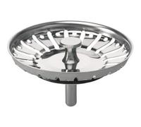 Panier pour bonde d'évier chromé 90mm Wirquin