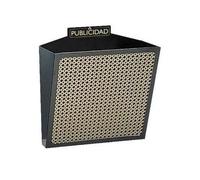 Panier publicitaire - ARREGUI - E-2300 - Noir - 7,5 litres - Grille avant sécurisée