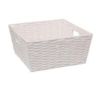 panier rangement 31x15 blanche costa, blanc