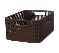 Curver Boîte de rangement Style L avec couvercle 44,5 x 33 x 24,8 cm gris