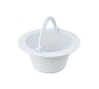 Panier rond pour skimmer de piscine hors sol - Diam 16 cm - Blanc