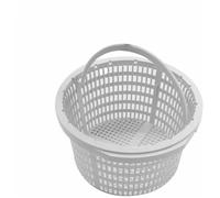 Panier rond pour skimmer de piscine - OKZ - Linxor - Diam. 18,8 cm - Hauteur 10 cm - Blanc