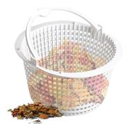 Panier Skimmer pour Piscine Enterrée | Kit Écumage Anti-Colmatage Avec Poignée,Panier Skimmer Filtrant Nettoyage Feuilles,pour Spa, Bain à Remous, Parc Aquatique, Fontaine et Rivière
