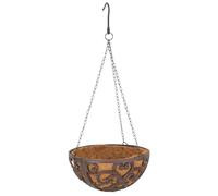 Panier suspendu avec insert en noix de coco 30 cm
