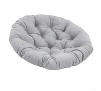 Panier suspendu rond en polyester avec base à bascule et rembourrage confortable en coton PP pour les loisirs à différents endroits (C)