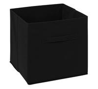 Panier tissuLanière 31x31cm ""Mix N' Modul"" noir - 5five