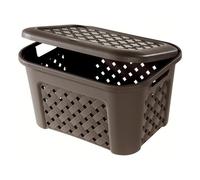 Panier Tontarelli 8105406909 Arianna Porte-Linge Avec Couvercle Wenge