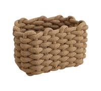 Panier Tressé | Tissé à la Main | Organisateur de Vêtements et Boîte de Rangement pour Maison pour Linge, Fruits, Chambre d', Salon, Salle de Bain, Garde-Manger