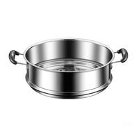 Panier Vapeur 304 - Cuiseur Vapeur Légumes 2 Étages Compatible Riz Dim Sum - pour accessoire Cuisine 24cm(30CM)