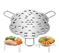 Panier vapeur | Accessoires de cuisson réglables en hauteur - Panier vapeur en métal pour boulettes | Pour préparation des repas, utilisation dans une casserole, un réchaud à la maison, en voyage, en