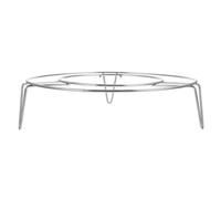 Panier Vapeur Cuisine en Acier Inoxydable, Support Isolant Argenté | Grille de Cuisson Vapeur, Usage Polyvalent, Nettoyage Facile, Gain de Place, pour Cuisson et Refroidissement