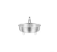 Panier vapeur en acier inoxydable 304 pour cocotte-minute - Large perforation - Passe au lave-vaisselle - Convient pour 14, 18, 22, 24 cm, argenté (S)