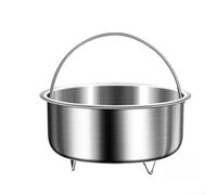 Panier vapeur en acier inoxydable 304 pour mini panier de vidange pour le stockage des aliments, légumes, fruits, riz, panier vapeur (D)