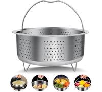 Panier vapeur en acier inoxydable - DOK - 20 cm - Acier inoxydable 304 - Poignée antidérapante - Trous d'aération denses