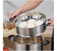 Panier Vapeur Inox - 1, Panier Vapeur Pliable Réglable Cuiseur Vapeur Cuisine - Inox Étiquette .