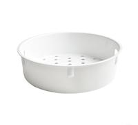 Panier Vapeur Plastique pour Riz et Légumes - Cuit Vapeur Résistant Chaleur 20cm pour accessoire Cuisine Sain(4L-5L)