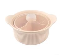 Panier vapeur pliable de 22,8 cm pour économiser de l'espace (grande | Matériau sans BPA, intérieur antiadhésif, conserve les saveurs naturelles, pas besoin d'eau, repas sains