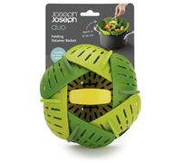 Panier vapeur pliable Duo Joseph Joseph gris rouge reglable compact
