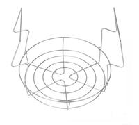 Panier vapeur pliable en acier inoxydable pour bocaux et casseroles Argenté Grande taille Outil de cuisine pour la cuisine et la conservation des aliments avec design de rangement facile