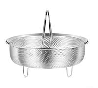 Panier vapeur pliable en acier inoxydable pour raviolis, petits pains, poissons, 14 cm (24 cm)