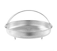 Panier vapeur pliable en acier inoxydable réglable pour autocuiseur 24,5 cm Poisson (24,5 cm)