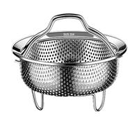Panier Vapeur Pour Casserole - Passoire en Métal Multifonctionnelle Résistante à la Chaleur avec Poignée - Passoire Métallique Pour Cuisson De Légumes,Pour Les Légumes, Les Œufs, La Viande, Les Alimen