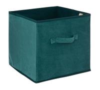Panier velours 31x31cm ""Mix N' Modul"" bleu - 5five