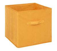 Panier velours 31x31cm ""Mix N' Modul"" jaune - 5five