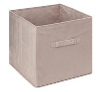 Panier velours 31x31cm ""Mix N' Modul"" lin - 5five