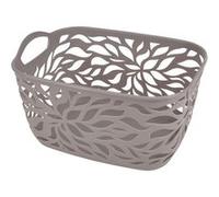 Paris prix Panier à linge motif végétal - Taupe