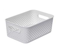 Panière de rangement élégante Taille M - Blanc